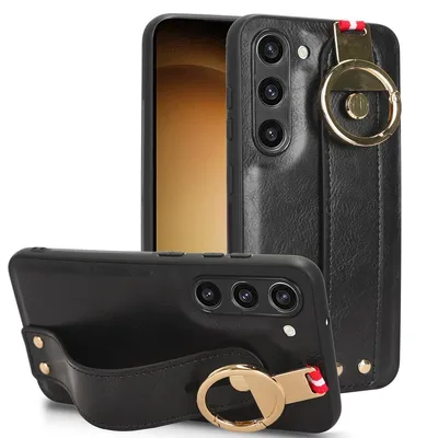 Produktbild von Für Samsung Galaxy S23 Handy Tasche Hülle Cover mit Armbandhalter / Ringalterung