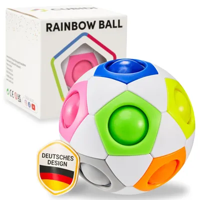 Immagine prodotto di Palla arcobaleno originale CUBIDI® | Gioco di abilità per bambini e adulti | Emozionante gioco di logica per ragazze e ragazzi dai 6 anni in su