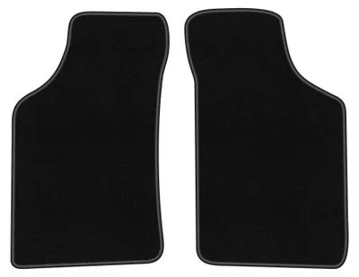 Obrázok produktu pre Predné velúrové koberce pre: Citroen AX 1986-1998 (hatchback) – 2 ks, čierne, na mieru – Wielganizator BASIC