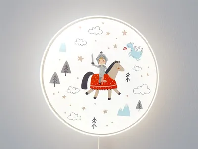 Produktbild von Kinderzimmer Wandleuchte RITTER THEO