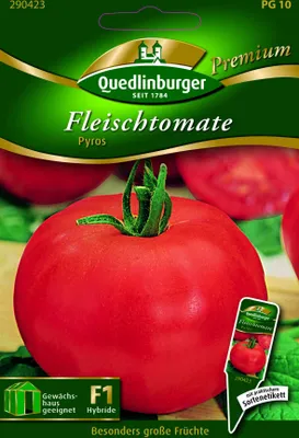 Produktbild von Fleischtomate Pyros F1 | Fleischtomatensamen von Quedlinburger