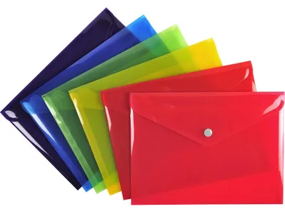 Image de Exacompta 30x Pochette pression en polypropylène Couleurs assorties 34440E