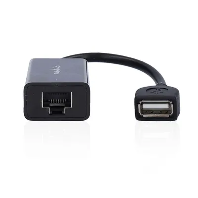 Image de USB Extender | USB 2.0 | 1x USB-A Male | 1x RJ45 Female | 1x USB-A femelle | 1x RJ45 Female | 50 m | 480 Mbps | Plaqué nickel | Rond | PVC | Noir | Boîte