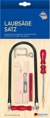 Produktbild von Pebaro Laubsäge-Set 160 mm inkl. 5 Ersatzsägeblätter