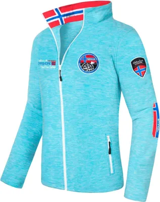 Zdjęcie produktu dla Kurtka polarowa Nebulus OFFBACK men, ciepła kurtka polarowa, z długim zamkiem błyskawicznym, P4132 - men, malibu blue, S