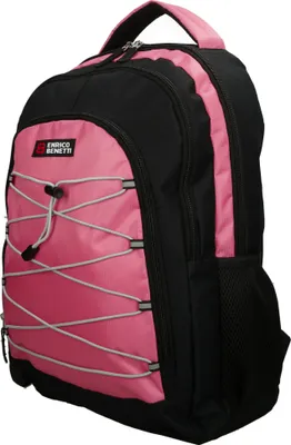 Produktbild von XL großer 15 Zoll Laptop Rucksack Herren Damen Kinder Schule Arbeit Uni Tasche Freizeit Rosa