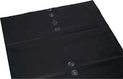 Produktbild von DEISS PREMIUM Müllsäcke LDPE 120 Liter Schwarz Typ 100 | 250 Stück | 15301