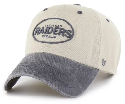 Image de Casquette 47 Brand Relaxed Clean Up TRAIL Las Vegas Raiders, beige