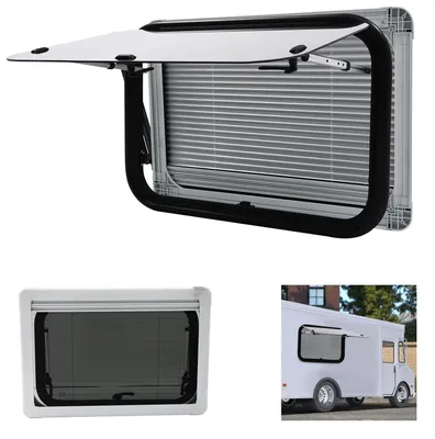 Produktbild von Caravan-Fenster, 750 x 500 mm - Kippfenster mit Verdunklungsfunktion