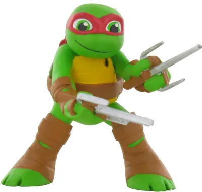 Produktbild von Spielfigur Ninja Turtles Raphael 9 cm grün