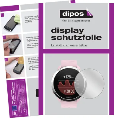 Produktbild von 2x Schutzfolie für Suunto 3 Fitness klar Displayschutzfolie Folie Display Schutz dipos