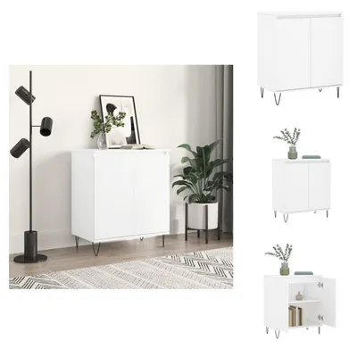 Zdjęcie produktu dla vidaXL Kredens biały 60x35x70 cm materiał drewnopochodny - Kredensy