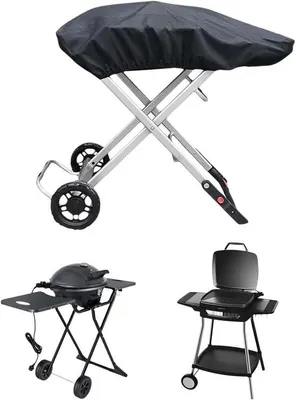 Obrázok produktu pre Prenosný kryt na gril 101 x 49 x 25 cm, 210D, odolný voči vode a vetru, kryt na vonkajší gril.