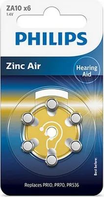Immagine prodotto di Batterie allo zinco Philips (6 batterie)