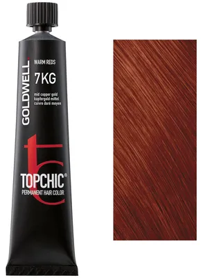 Produktbild von Goldwell Topchic The Reds, Kastanienbraun, 7KG, Mid Copper Gold, Unisex, 60 ml, Alle Haare