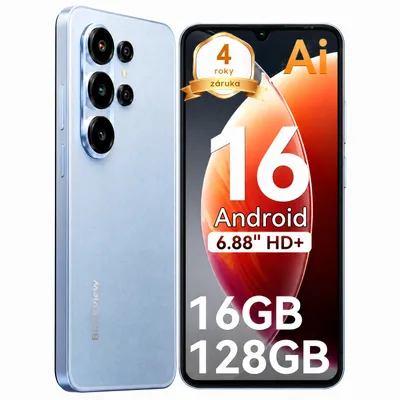 Obrázek produktu pro Smartphone Blackview Wave 10C bez smlouvy, Android 16, 6,88", 120 Hz, 1080p, Dual SIM, Face ID, 5000 mAh, Gemini AI, DokeOS 5.0, 1080p, 4G
