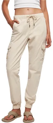Produktbild von Urban Classics Damen High Waist Cargo Jogging Pants – Jogginghose im Regular Fit