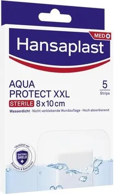 Produktbild von HANSAPLAST Aqua Protect Wundverb.steril 8x10 cm 5St PZN 16760121