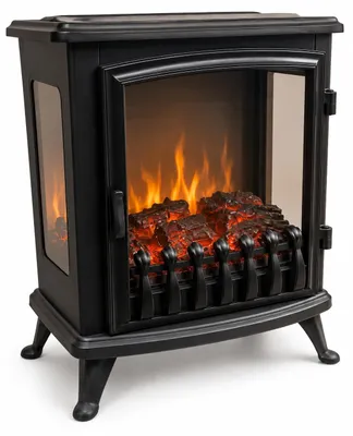 Produktbild von Elektrischer Kaminofen, freistehend - 2000 Watt - 3D-Flammeneffekt - 45x29x55 cm