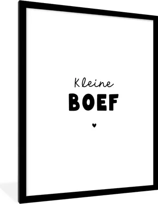 Produktbild von MuchoWow® Gerahmtes Poster Kinder - Zitate - Kleiner Schlingel - Sprichwörter 60x80 cm - Poster mit Schwarzem Bilderrahmen Wandposter Rahmen Foto Bilder - Wohnzimmer - Dekorationen - Prämie