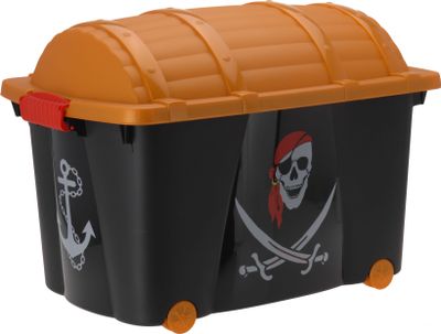 Piratenbox 57 Liter - Rollbox Junge