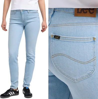 Produktbild von LEE Damen, Jeanshosen Slim fit, HIGH RISE SKINNY, W27 L29, Blau, Jeans, baggyjeans, buggy