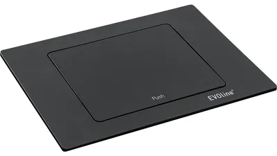 Produktbild von EVOline Spin Steckdose Schukosteckdose USB-C-Charger schwarz matt, 180° drehbar, 48,2 mm, Kunststoff