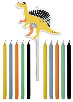 Image de Dinosaure Roars 11 bougies d'anniversaire