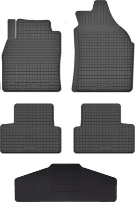 Produktbild von Gummi Fußmatten Set Für: Peugeot 3008 Ii (2016-) Gummimatten Schwarz
