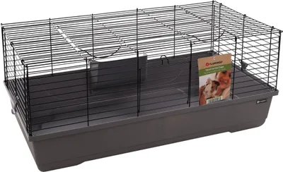 Produktbild von Flamingo Nager-Käfig Mobi grau/schwarz, Größe: M