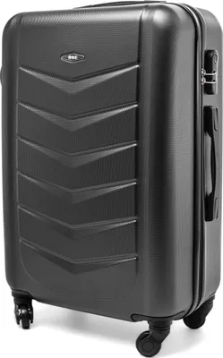 Produktbild von RGL 520 Kofferset ABS Hartschalen Koffer Abnehmbare Räder Trolley 2tlg Koffer XXL + Kosmetikkofer Schwarz