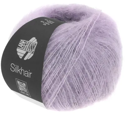 Produktbild von Lana Grossa SILKHAIR 25 g feines Lace-Garn aus Superkid-Mohair und Seide in 64 Farben 210 m Farbe 173 - Flieder