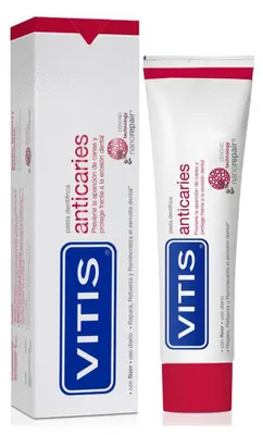 Immagine prodotto di Vitis | Dentifricio - Dentifricio anticarie - 100 Ml - Idrossiapatite - Rigenerazione - Protezione dei denti