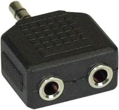 Produktbild von Audio Y-Adapter 3,5mm Klinke Stecker / 2 x 3,5mm Klinke Buchse, Good Connections®
