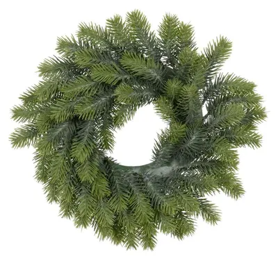 Weihnachtskranz aus PVC, mehrfarbig, 37 x 37 cm