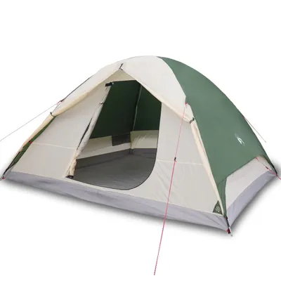 Immagine prodotto di vidaXL Tenda da campeggio a cupola 6 persone Verde Impermeabile
