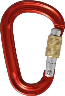 Produktbild von STUBAI HMS Karabiner Pico | Rot | Karabiner mit Schraubsicherung, Leichter Schraubkarabiner, Sicherungsgerät zum Klettern