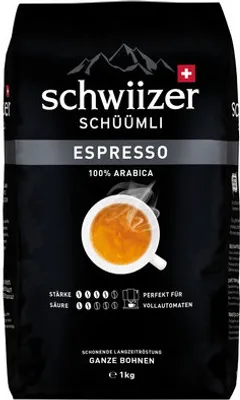 Immagine prodotto di SCHWIIZER SCHÜÜMLI Caffè in grani Schwiizer Espresso SCHWIIZER ESPRESSO 1 kg