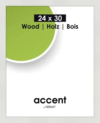 Produktbild von accent by nielsen Holz Bilderrahmen Accent Wood, 24x30 cm, Weiß