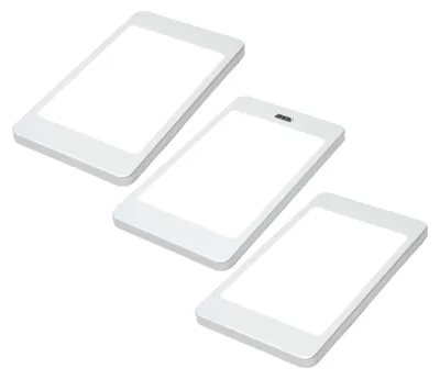 Image de veau | Lot de 3 spots encastrables LED 6 W pour cuisine avec capteur, lumière blanc neutre