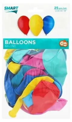 Zdjęcie produktu dla Balon pastelowy mix kolorów 23 cm