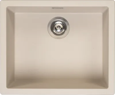 Produktbild von Reginox R30868 Regi Granit Spüle AMSTERDAM 50 Caffe Silvery ab 60 cm Schrankbreite / Auflagespüle / Unterbau / Einbauspüle