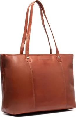 Produktbild von The Chesterfield Brand Laptoptasche Schultertasche mit Laptopfach Ferrera Shopper Cognac braun