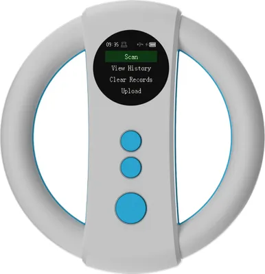 Obrázek produktu pro Mobilní čtečka čipů zvířat - praktická čtečka RFID s 1,4" TFT displejem, pro EMID a FDX-B (ISO11784/85), 500 paměťových míst, správa zvířat