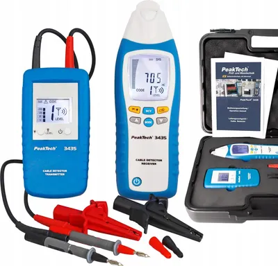 Zdjęcie produktu dla PeakTech P 3435 Czujnik obwodu z nadajnikiem i odbiornikiem