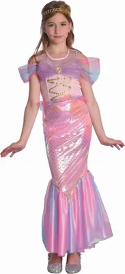 Immagine prodotto di Costume da sirena rosa taglia 130/140cm