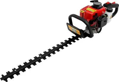 Produktbild von Heckenschere - Benzin - 22,5 cm³ 2‑Takt‑Motor - 560 mm Messer - 180° drehbarer Griff - Vibrationsdämpfung - Für Äste bis 1 cm - Schwarz