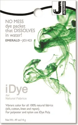 Produktbild von Jacquard Jacquard iDye Natural 14 gr Smaragdgrün