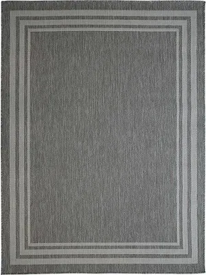 Immagine prodotto di Tappeto per interni ed esterni con motivo a rombi, 133x170, grigio chiaro