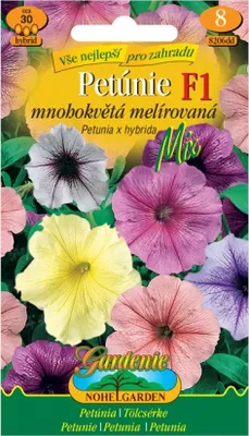 Zdjęcie produktu dla Petunia wielokwiatowa meliertana F1 - hybryda, mieszanka